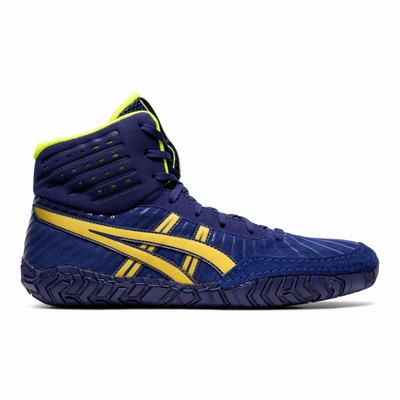 Férfi Asics Aggressor 4 Birkózó Cipő AS1596430 Kék/Arany